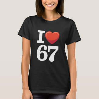 T-shirt J'aime 67