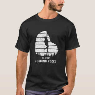 T-shirt J'Aime Accrocher des rochers Bouldering Rock Bould