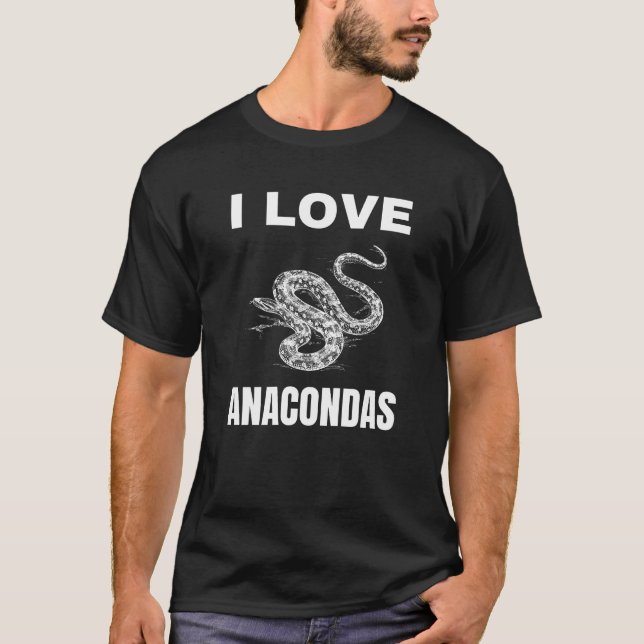 T-shirt J'aime Anacondas (Devant)