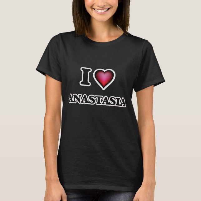 T-shirt J'aime Anastasia (Devant)