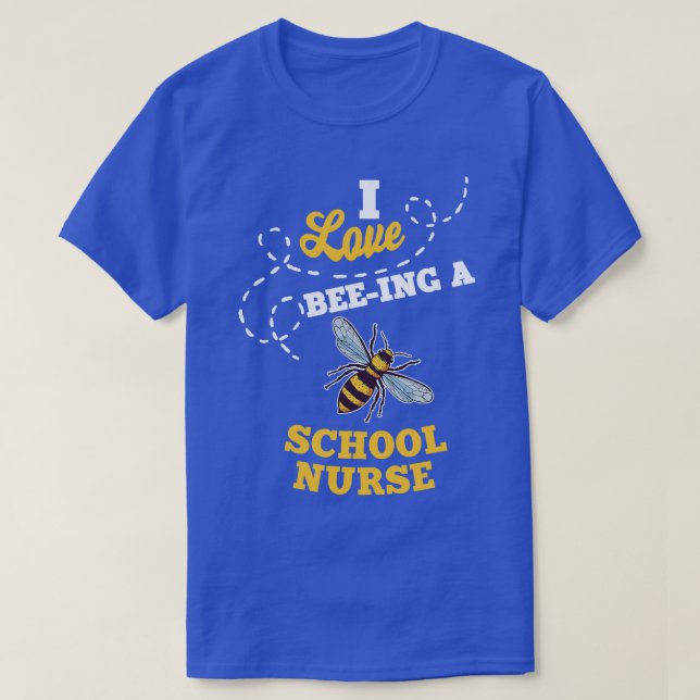 T-shirt J'Aime Avoir Été Dans Une École Infirmière Miel Ab (Design devant)