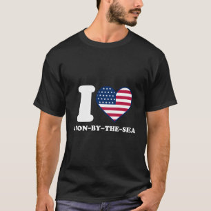 T-shirt J'Aime Avon-By-The-Sea I Avon-By-The-Sea