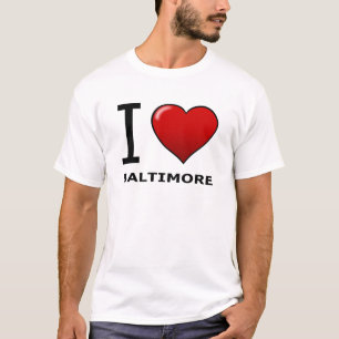 T-SHIRT J'AIME BALTIMORE, DM - LE MARYLAND