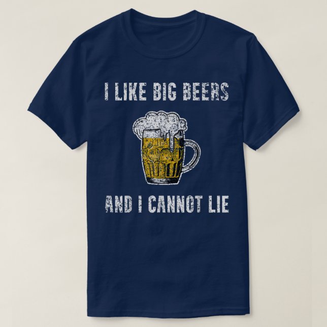 T-shirt J'Aime Beer Funny Beer Lover IPA Craft Bière Drink (Design devant)