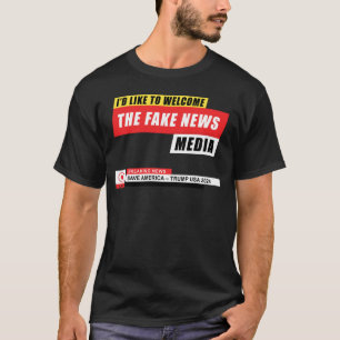 T-shirt J'aime bien accueillir les fausses nouvelles Les m