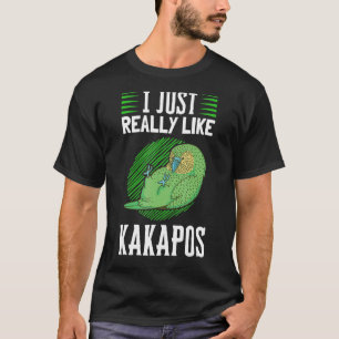 T-shirt J'aime bien Kakapos New Zealand Parrot Kakapo