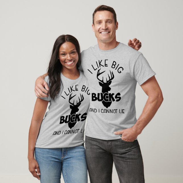 T-shirt J'Aime Big Bucks Et Je Ne Peux Pas Mentir (Unisexe)