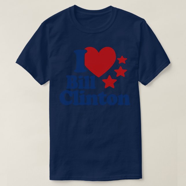 T-shirt J'aime Bill Clinton (Design devant)