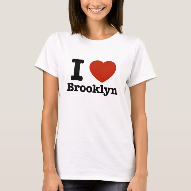 T-shirt J'aime Brooklyn (Devant)