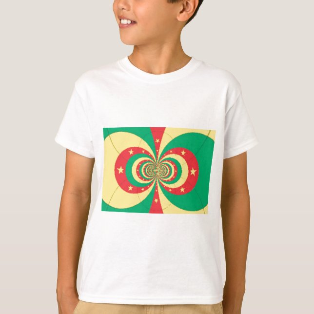 T-shirt J'aime Cameroun (Devant)
