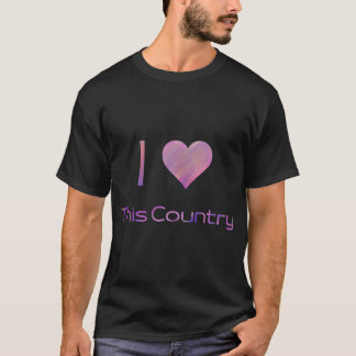 T-shirt J'aime ce pays
