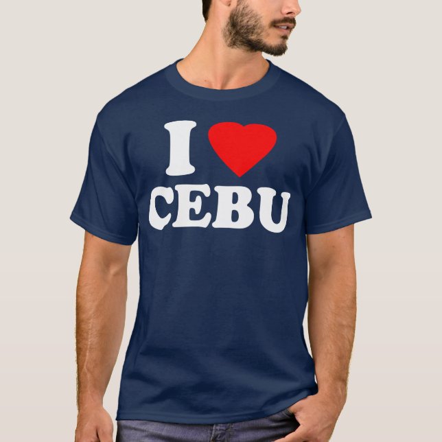 T-shirt J'aime Cebu (Devant)
