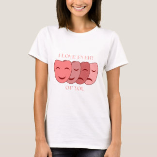 T-shirt J'aime chaque visage de toi