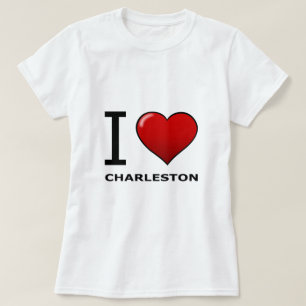 T-SHIRT J'AIME CHARLESTON, SC - LA CAROLINE DU SUD