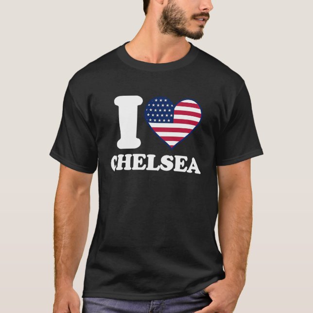 T-shirt J'aime Chelsea I heart Chelsea (Devant)