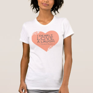 T-shirt J'aime chèrement une chemise de rose de citation
