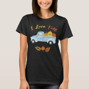 T-shirt J'Aime Chuter Automne Changer de Feuille