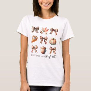T-shirt J'Aime Chuter La Plupart De Toutes Les Saisons Aut