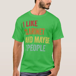 T-shirt J'Aime Clarinet Peut-Être 3 Personnes 1
