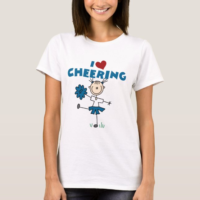T-shirt J'aime (coeur) encourager (Devant)