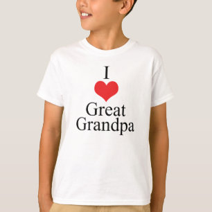 T-shirt J'aime (coeur) le grand grand-papa