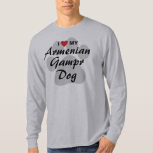 T-shirt J'aime (coeur) mon Gampr arménien
