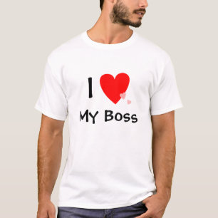 T-shirt J'aime (coeur) mon patron