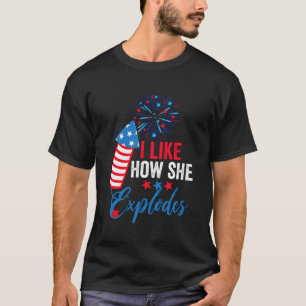 T-shirt J'Aime Comment Elle Explose J'Aime Comment Il Bais