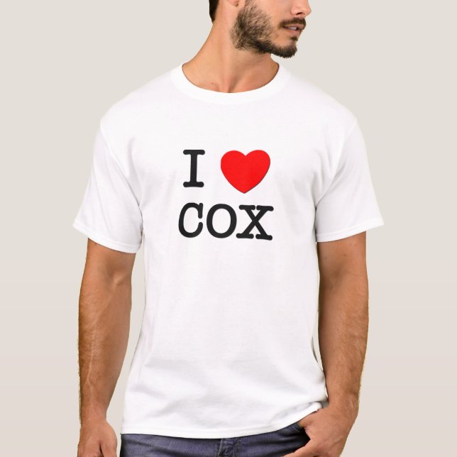 T-shirt J'aime Cox (Devant)