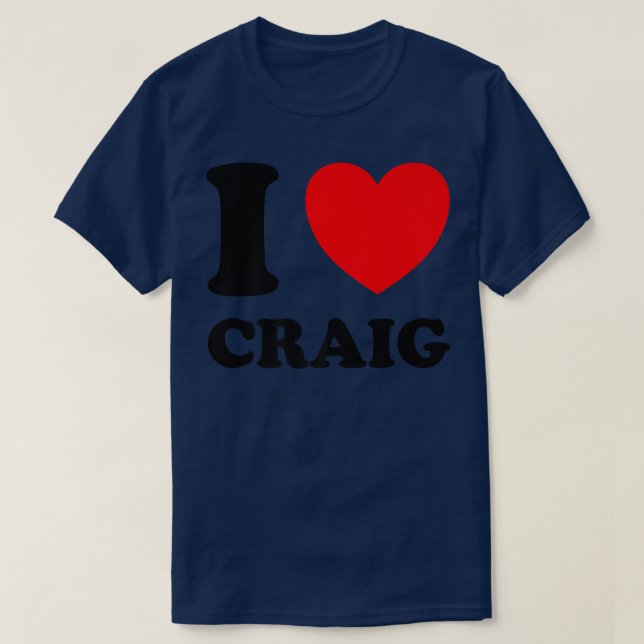 T-shirt J'aime Craig (Design devant)