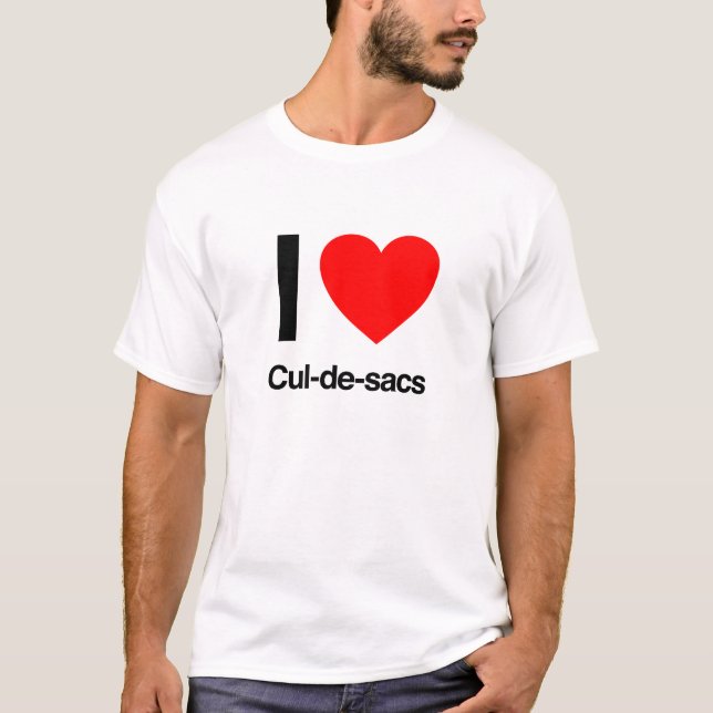T-shirt j'aime cul-de-sac (Devant)
