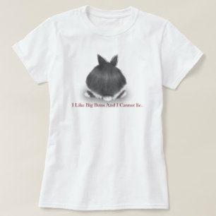 T-shirt J'aime de grands petits pains et je ne peux pas me