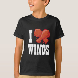 T-shirt J'aime des ailes de poulet