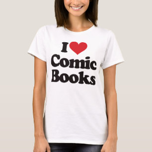 T-shirt J'aime des bandes dessinées