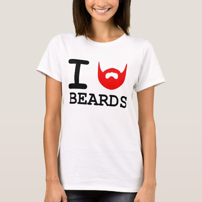 T-shirt J'aime des barbes (Devant)