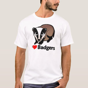 T-shirt J'aime des blaireaux