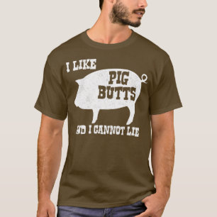 T-shirt J'aime des bouts de porc et je ne peux pas me