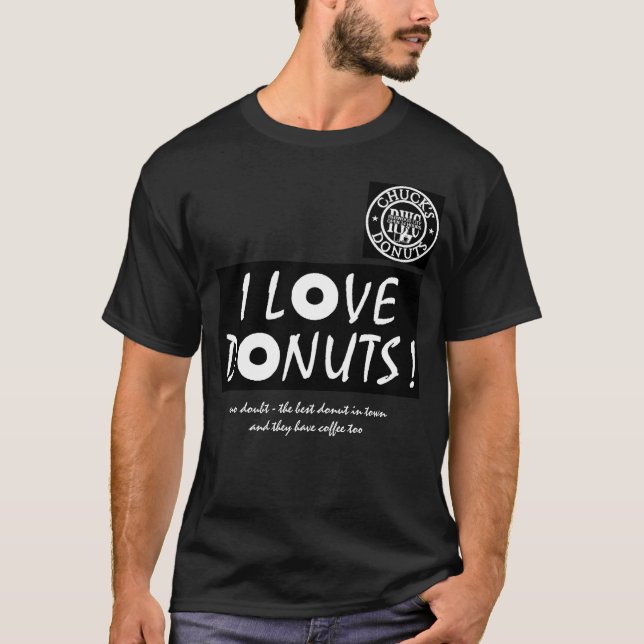 T-shirt J'aime des butées toriques de mandrins dans la (Devant)