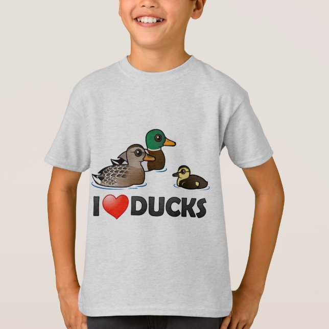 T-shirt J'aime des canards (Devant)