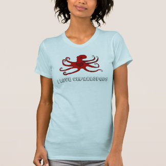 T-shirt j'aime des céphalopodes