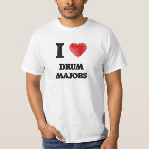 T-shirt J'aime des commandants de tambour