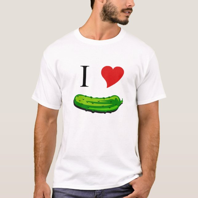 T-shirt J'aime des conserves au vinaigre (Devant)