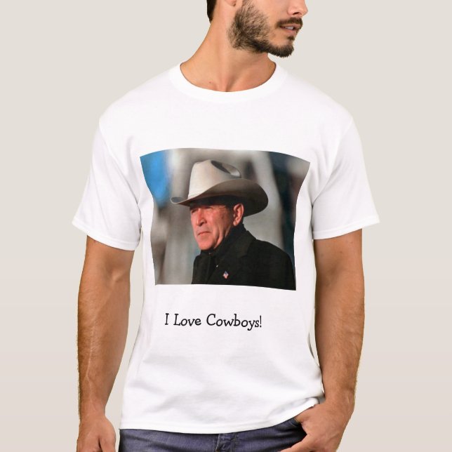 T-shirt J'aime des cowboys (Devant)