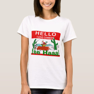 T-shirt J'aime des cowboys