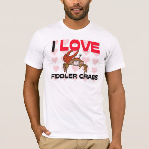 T-shirt J'aime des crabes de violoneur