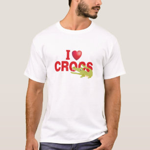 T-shirt j'aime des crocs