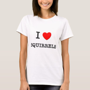 T-shirt J'aime des ÉCUREUILS