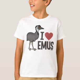 T-shirt J'aime des émeus