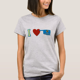 T-shirt J'aime des femmes de l'Oklahoma