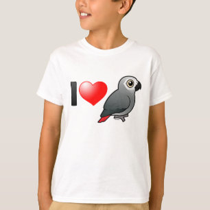 T-shirt J'aime des gris de l'Afrique